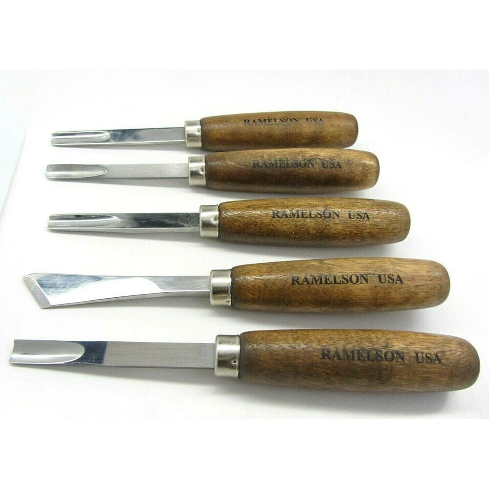 Ramelson Large Woodcarving Gouge & Chisel Set | Woodcraft