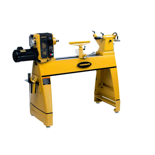 20" x 35" Woodworking Lathe with 6" Risers - 2 HP 1 Ph 220V - 3520C alt 0