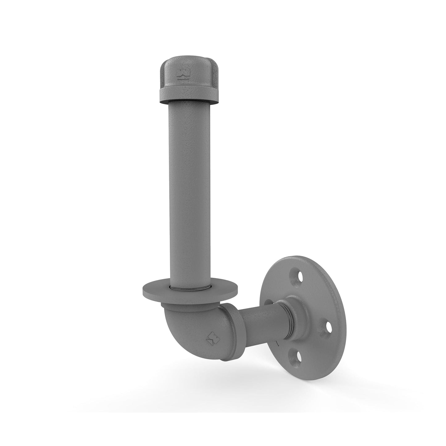  Upright Toilet Paper Holder, Matte Gray Finish alt 0