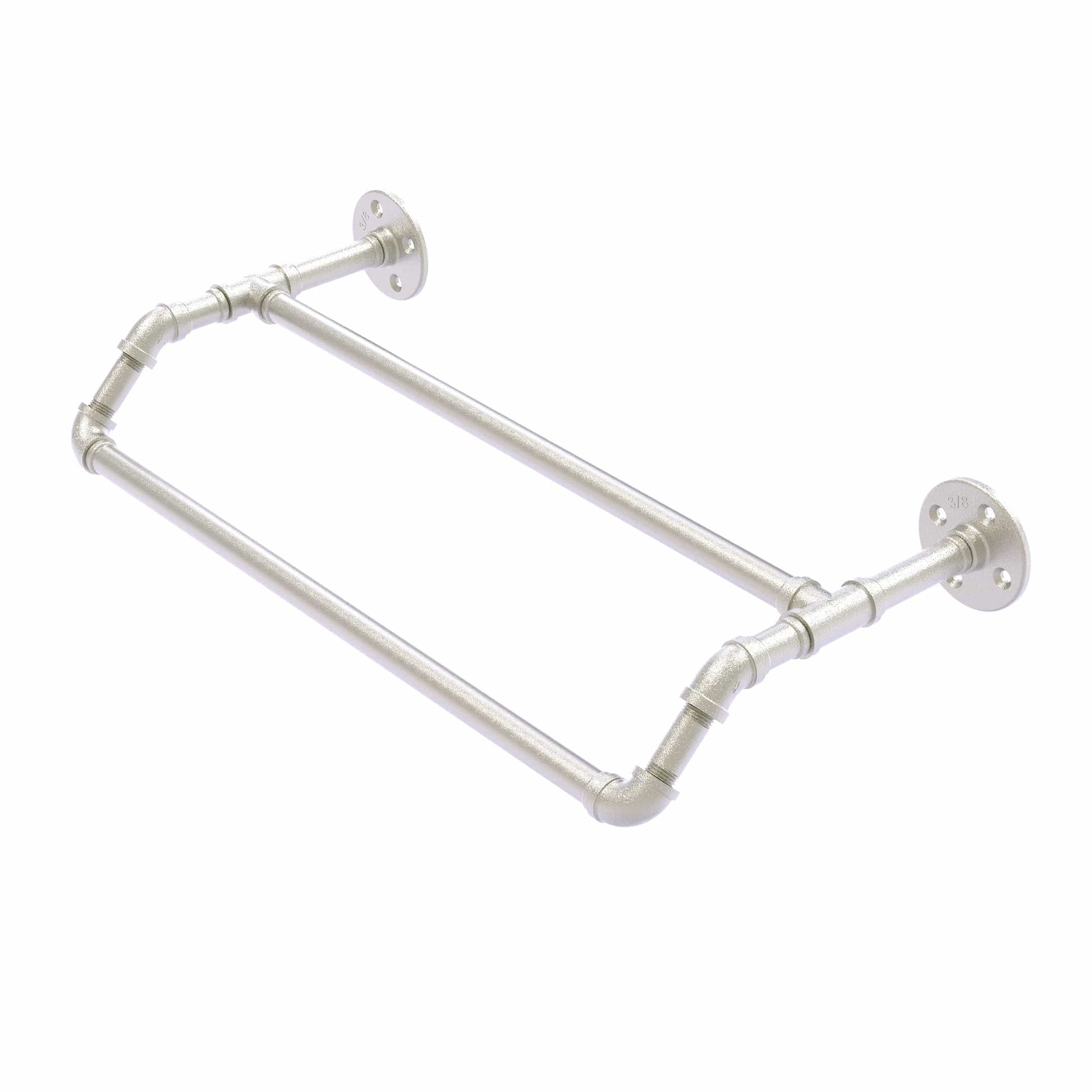  36" Double Towel Bar, Satin Nickel Finish alt 0