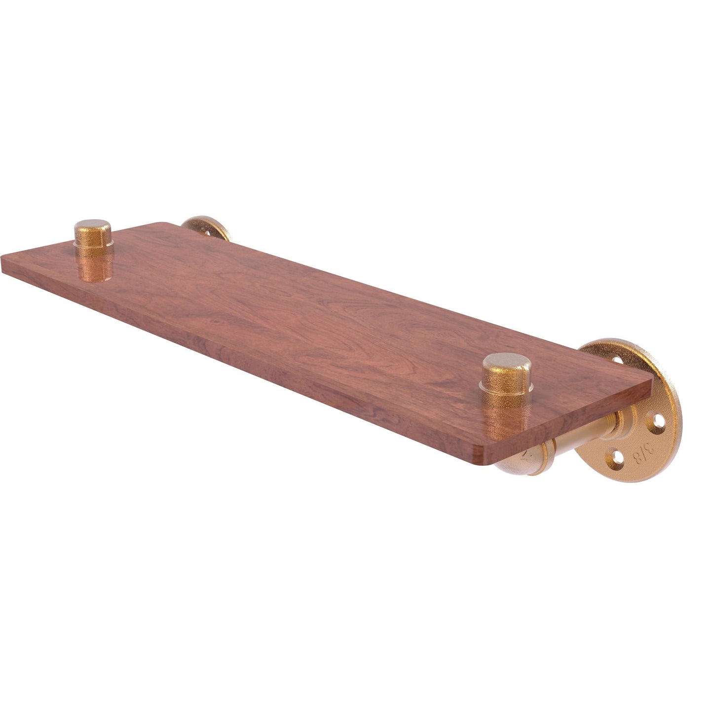  16" Ironwood Shelf, Brushed Bronze Finish alt 0