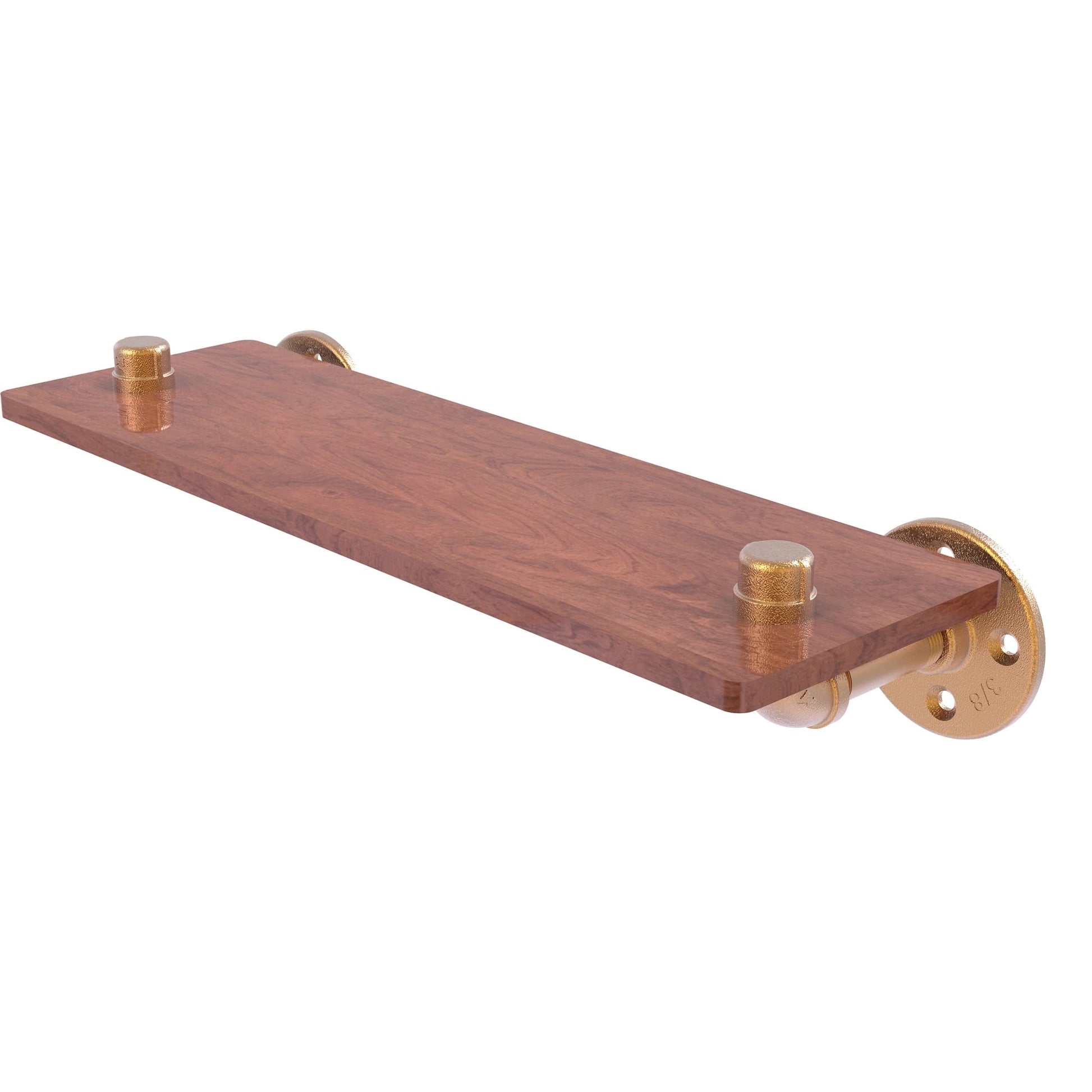  16" Ironwood Shelf, Brushed Bronze Finish alt 0