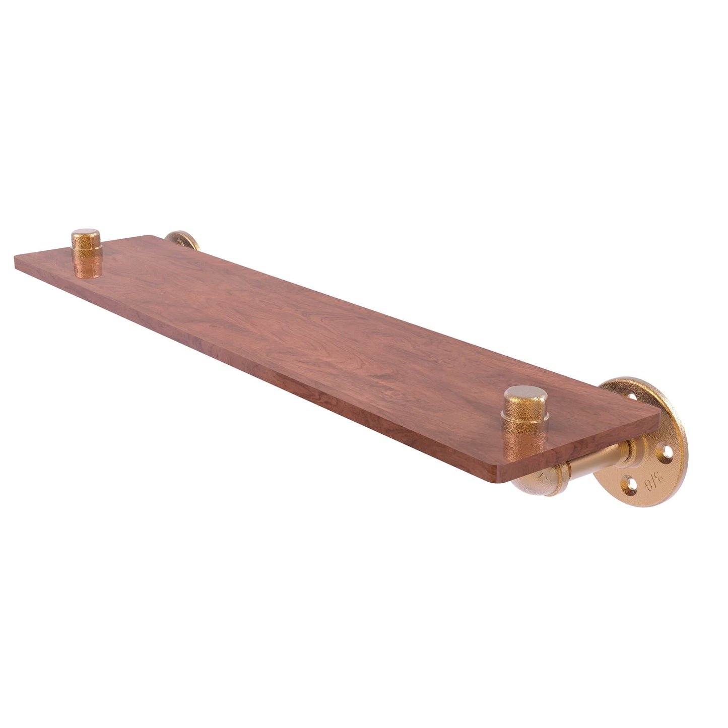  22" Ironwood Shelf, Brushed Bronze Finish alt 0