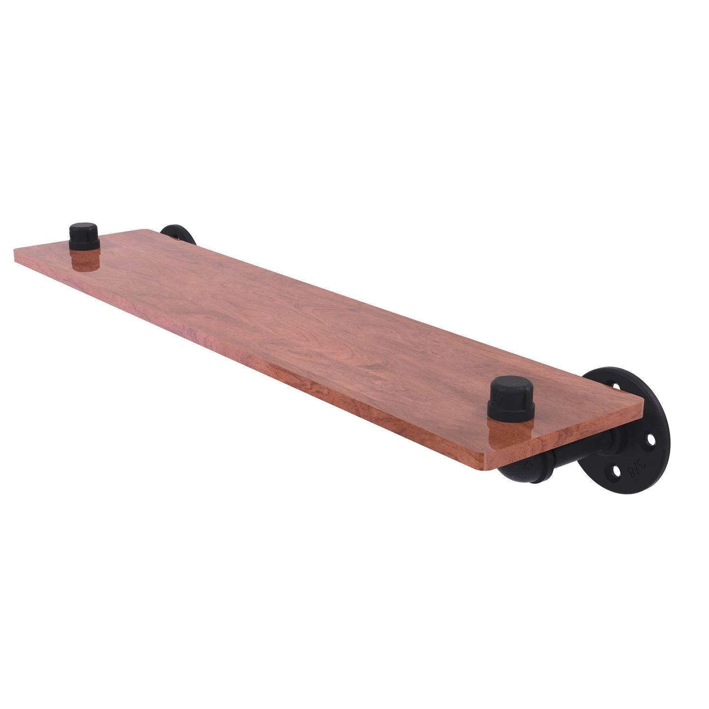  22" Ironwood Shelf, Matt Black Finish alt 0