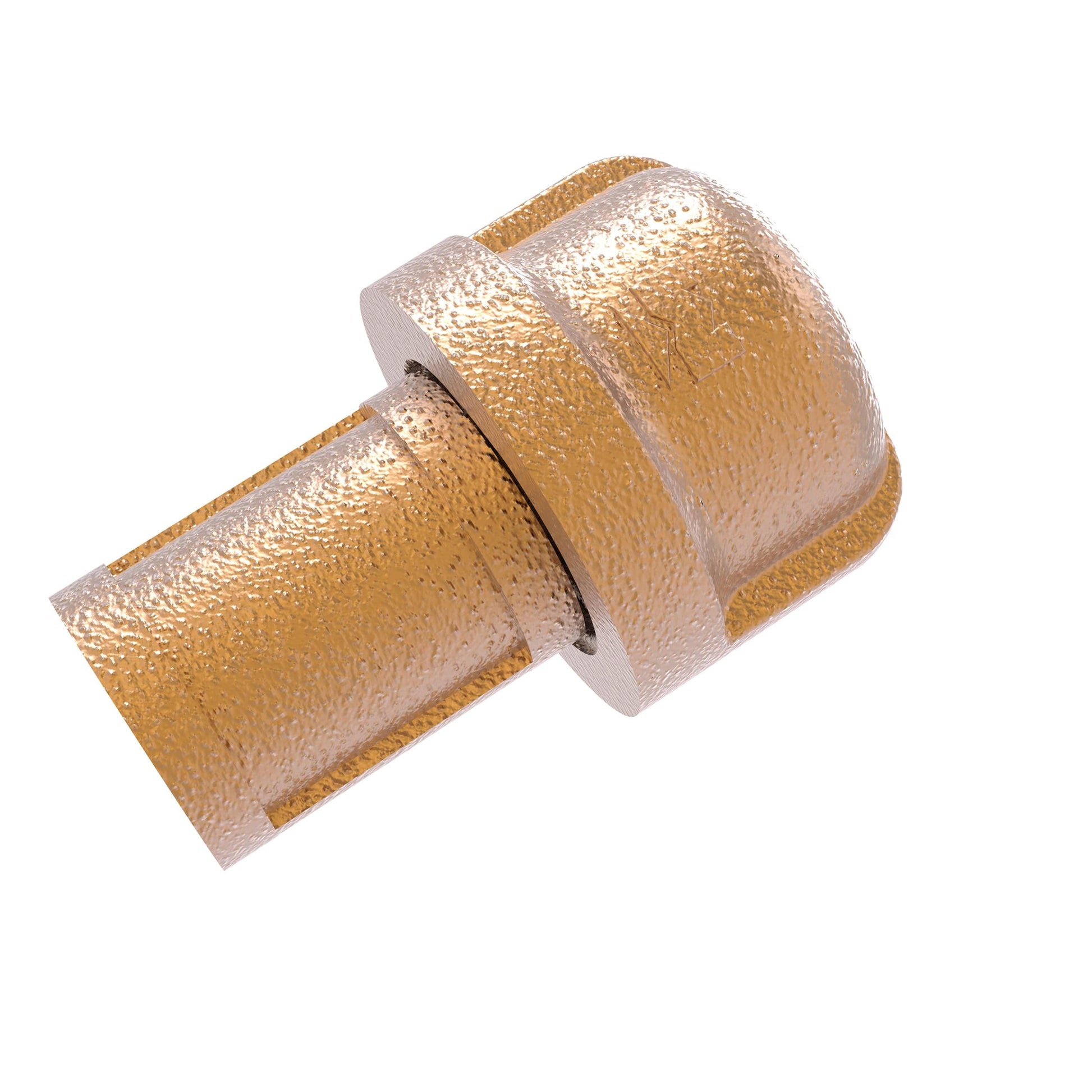  1" Cabinet Knob, Brushed Bronze Finish alt 0