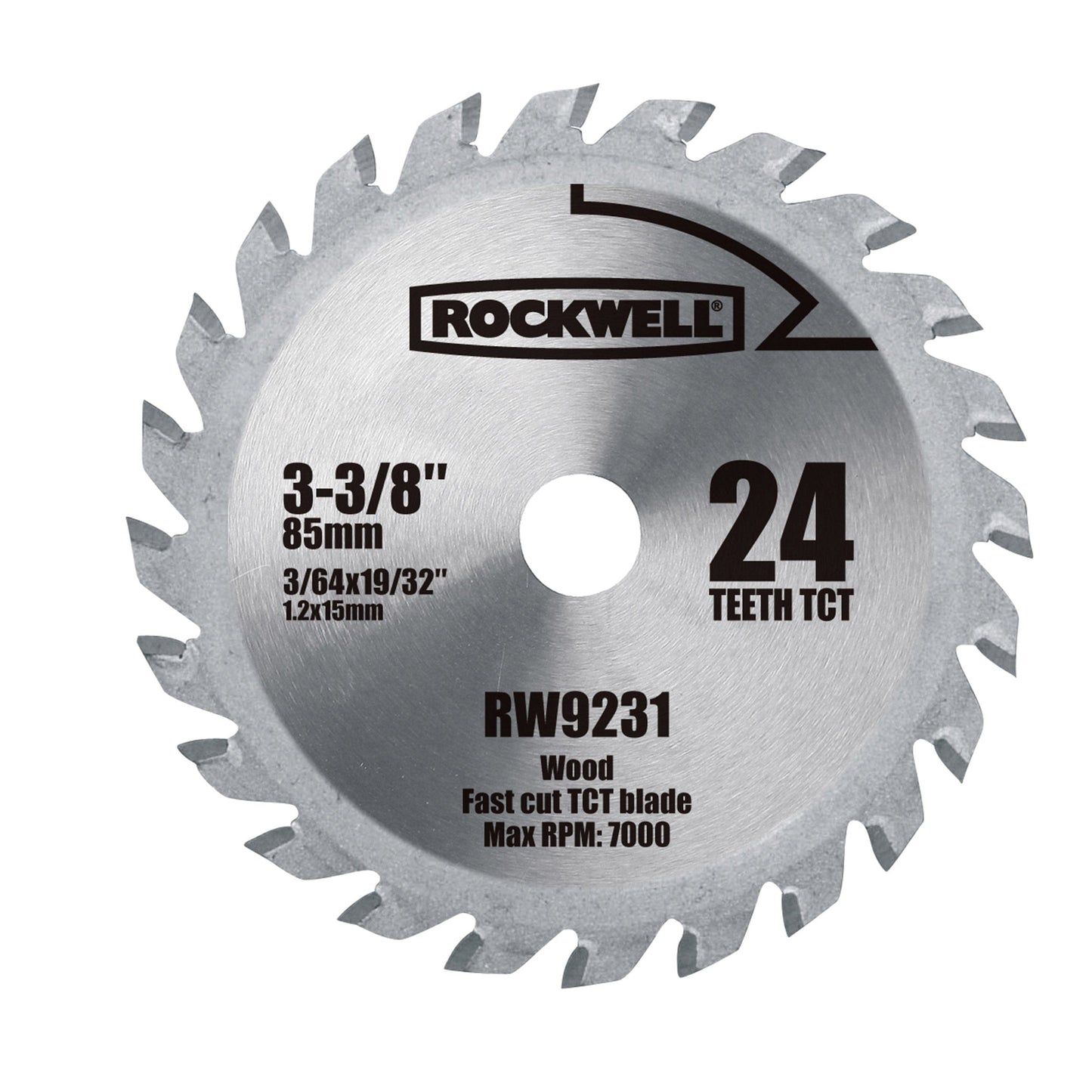Versacut 3 3/8" 24T Carbide-tipped Blade alt 0