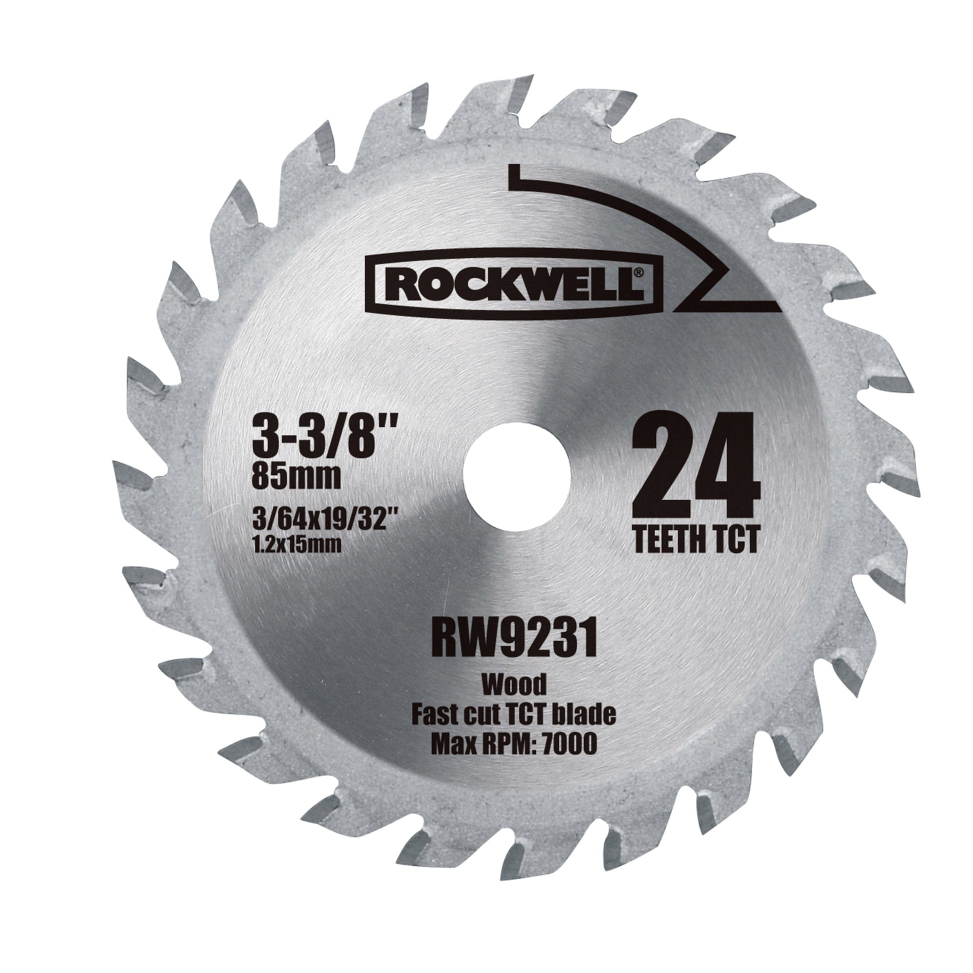 Versacut 3 3/8" 24T Carbide-tipped Blade alt 0