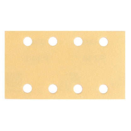 GOLD 3"x5" Grip Sandpaper, 8H P80, 50 Sheets/Box alt 0
