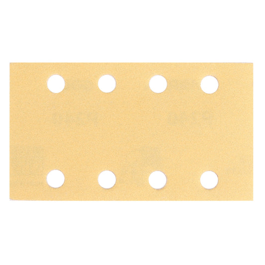 GOLD 3"x5" Grip Sandpaper, 8H P100, 50 Sheets/Box alt 0