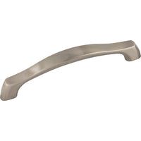Cabinet Pull, 128mm C/C, 6-1/8" O.L.,  Satin Nickel alt 0