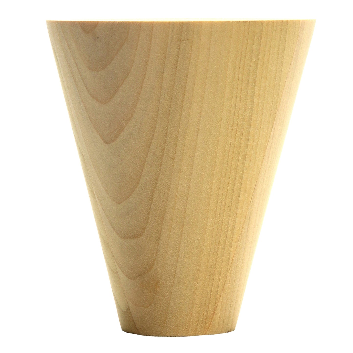 Turned bun feet - 1 pair, Style 31, 4.5"H - Clear Alder alt 0