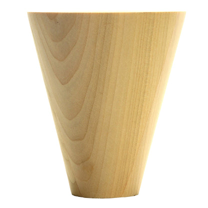 Turned bun feet - 1 pair, Style 31, 4.5"H - Clear Alder alt 0