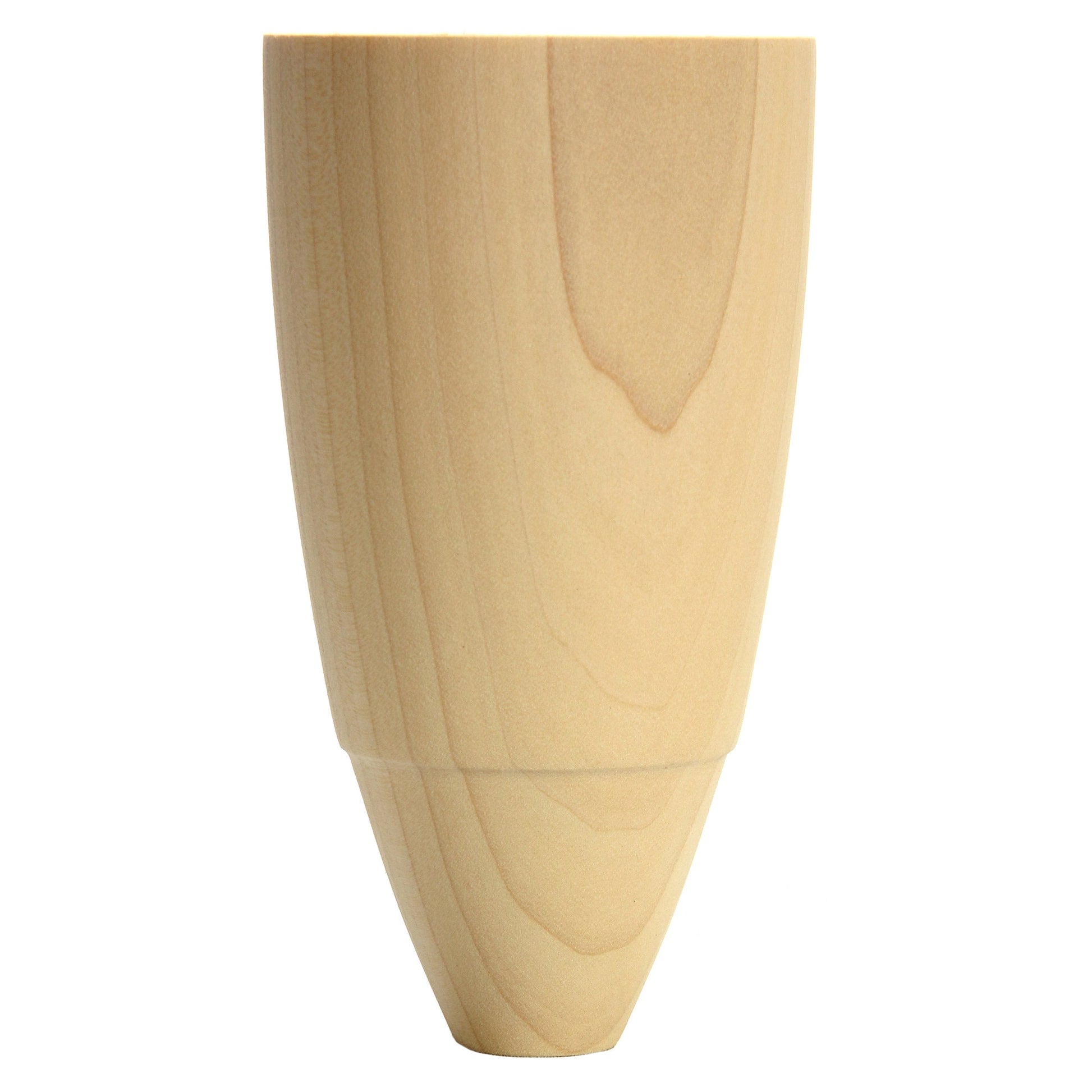 Turned bun feet - 1 pair, Style 3, 4.5"H - Mahogany alt 0