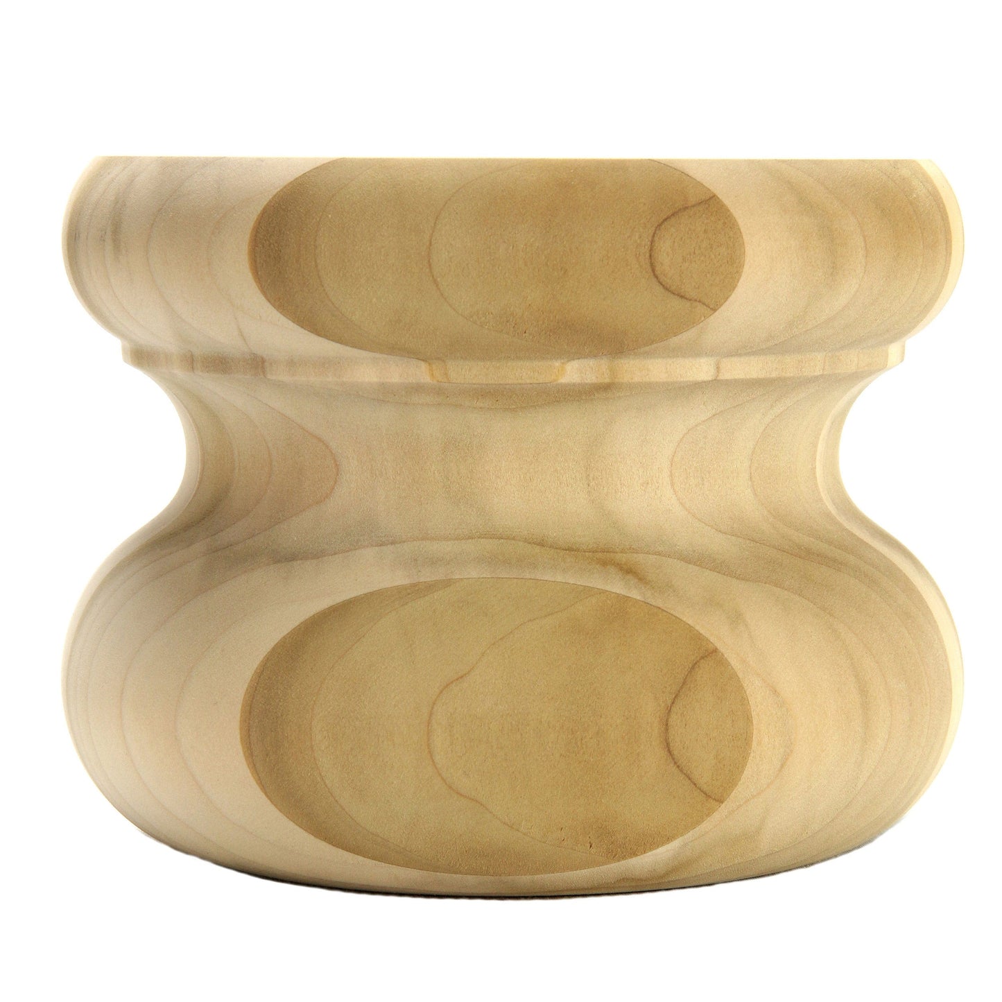 Turned bun feet - 1 pair, Style 77, 4.5"H - Red Oak alt 0