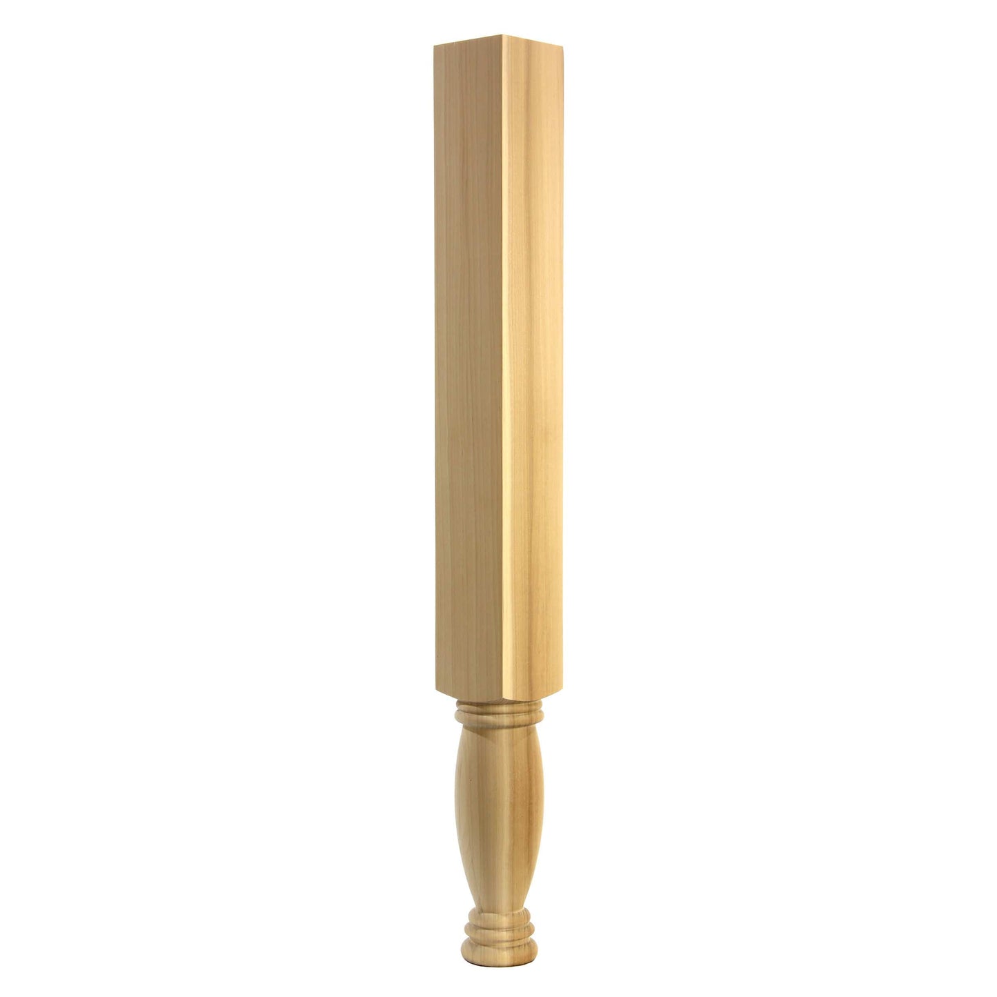 Turned leg, Style 42, 34.5"H  Red Oak alt 0