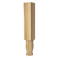 Turned leg, Style 42-5, 34.5"H  Red Oak alt 0