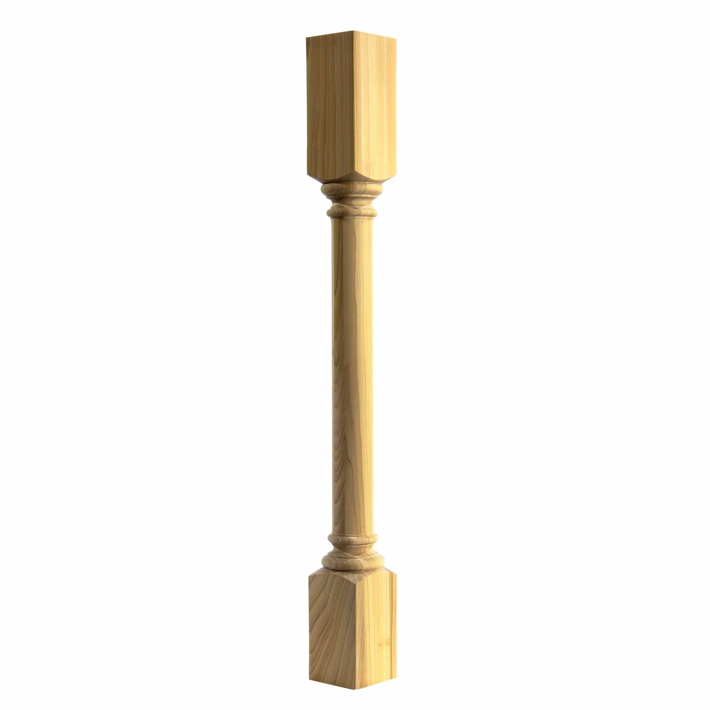Turned post, Style 83, 34.5"H Poplar alt 0