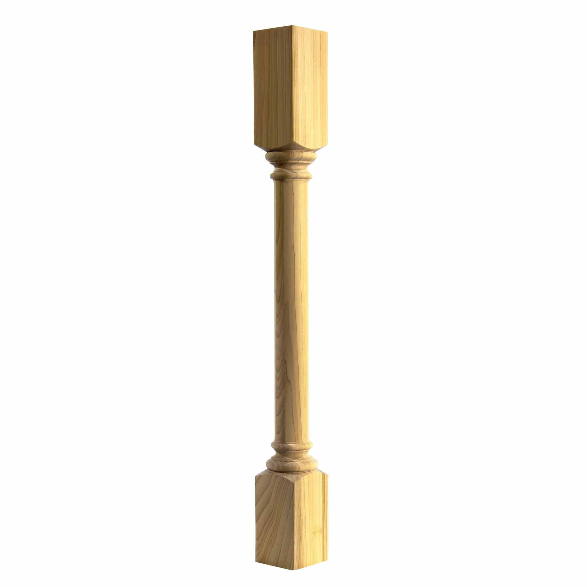 Turned post, Style 83, 34.5"H Poplar alt 0