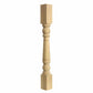 Turned post, Style 210, 34.5"H Red Oak alt 0