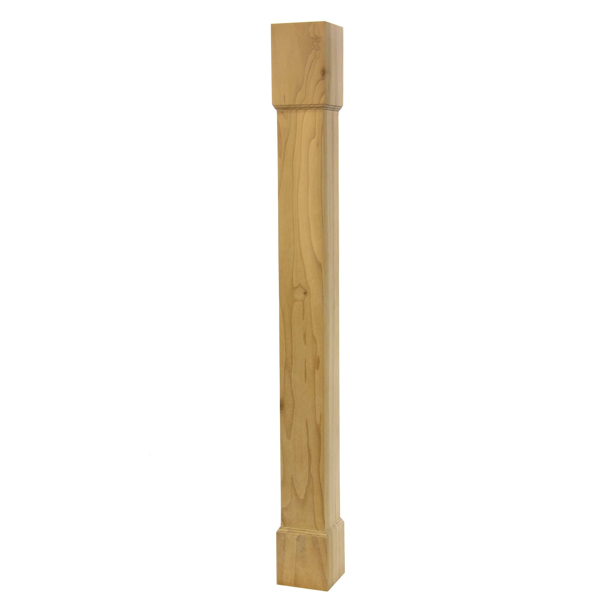 Square post, Style SQP-BPL-4, 40.5"H - Clear Alder alt 0