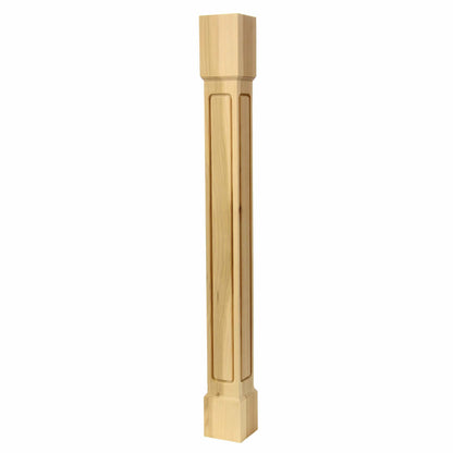 Square post, Style SQP-BGR-4, 40.5"H - Clear Alder alt 0