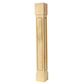Square post, Style SQP-BGR-5, 40.5"H - Mahogany alt 0