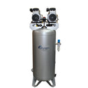 4HP 60 Gallon Oil-Free Steel Tank Air Compressor with Auto Drain Valve alt 0