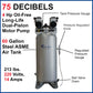 4HP 60 Gallon Oil-Free Steel Tank Air Compressor with Auto Drain Valve alt 0