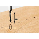 Dowel Router Bit - HW S8 D5/30 alt 0