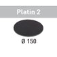 Platin 2 D150 Sandpaper Disc, S400, 15 Pack alt 0