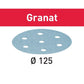 Granat D125 Sandpaper Disc, P40, 10 Pack alt 0