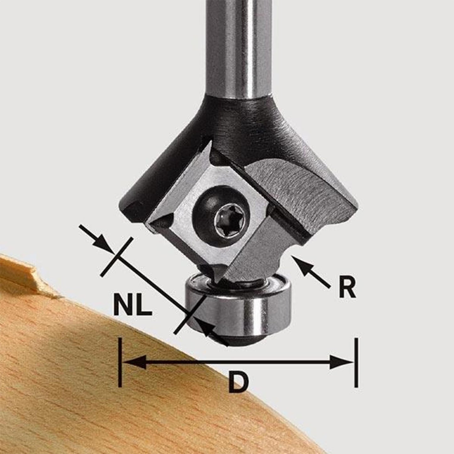 Radius Router Bit 3 mm alt 0