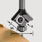 Radius Router Bit 3 mm alt 0