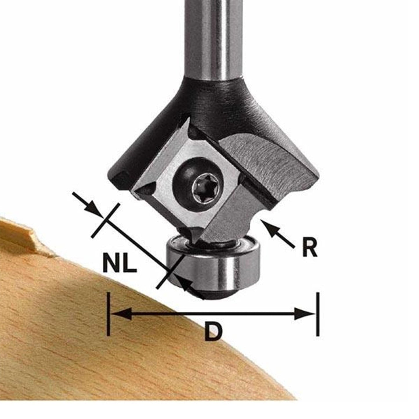 Radius Router Bit 2 mm alt 0