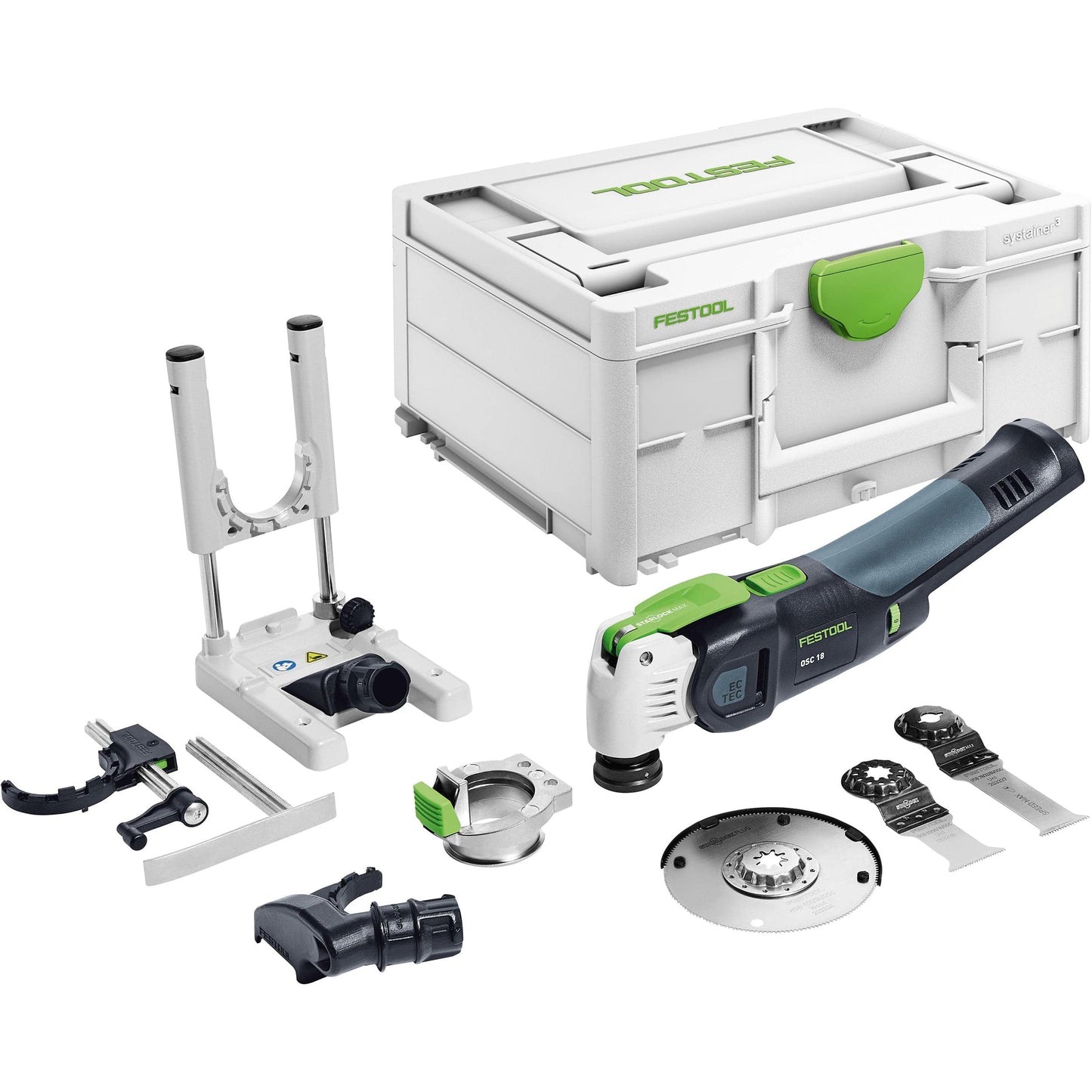 VECTURO OSC 18 E-Basic Set Cordless Oscillating Multi-Tool (Tool Only) alt 0