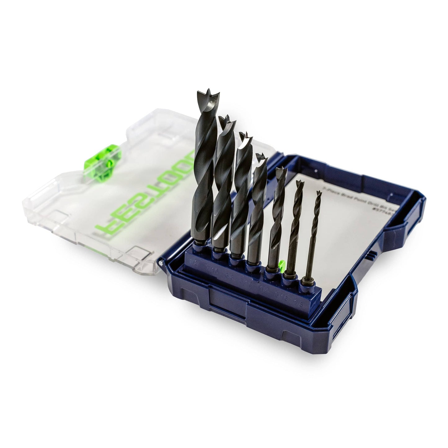 Brad-Point Drill Bit Set - 7 Piece alt 0