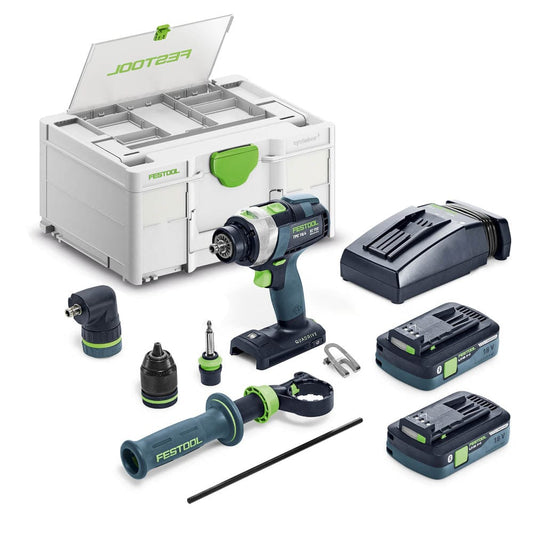 TPC 18/4 HPC 4.0 QUADRIVE Cordless Drill Set