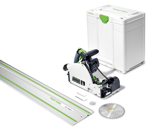 TSV 60 Plunge Cut Saw with Scoring Blade and Guide Rail alt 0