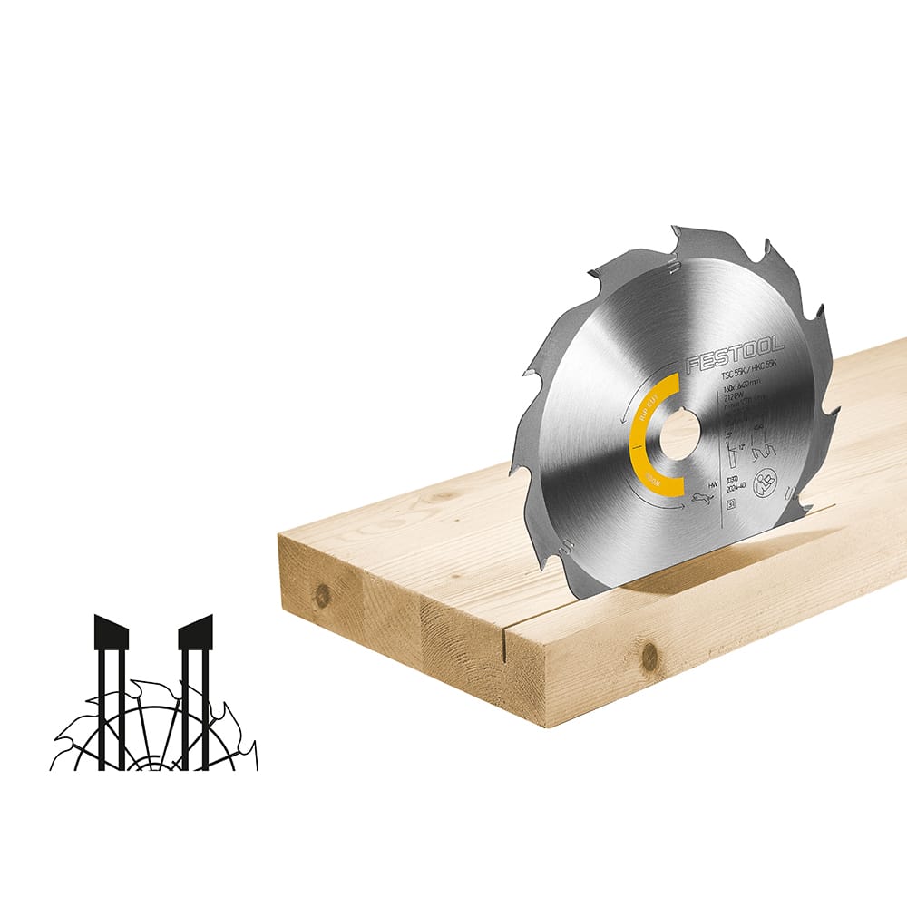  Saw Blade Wood Rip Cut HW 160 x 1,6 x 20 - PW12