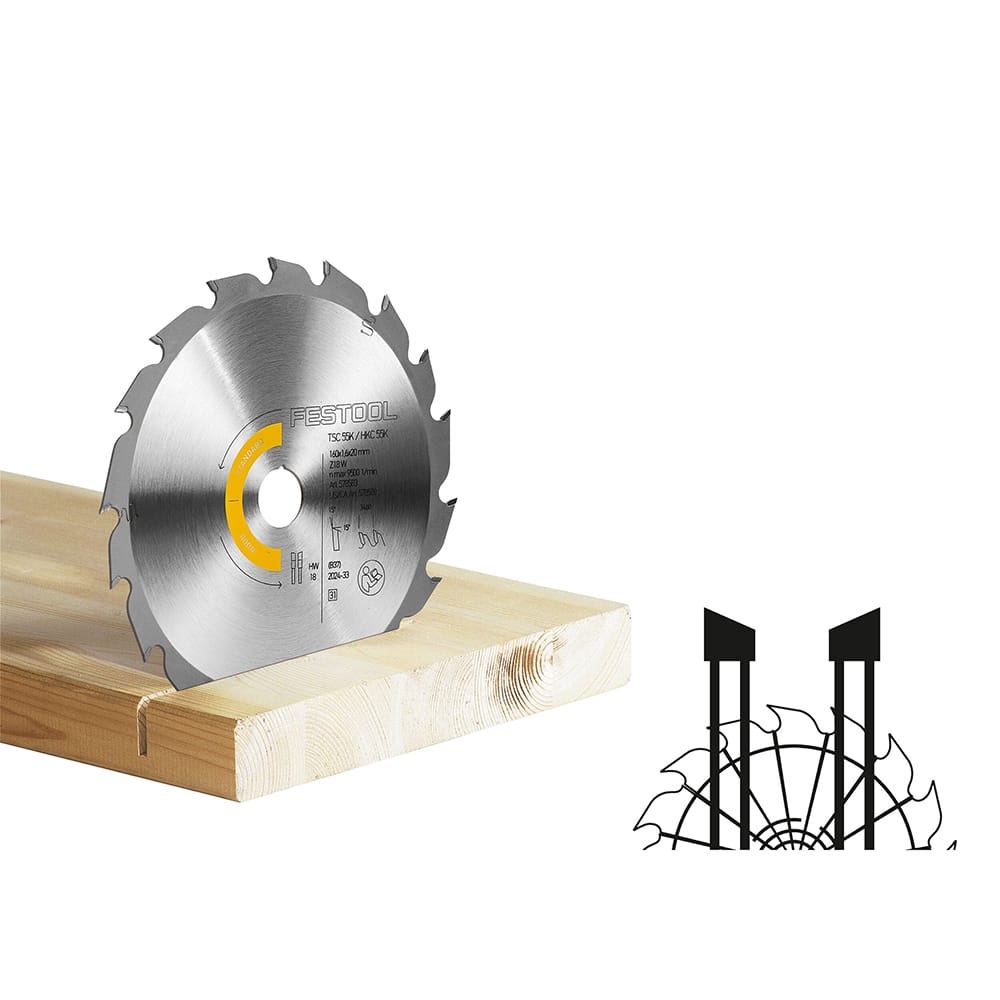 Saw Blade Wood Standard HW 160 x 1,6 x 20 - W18