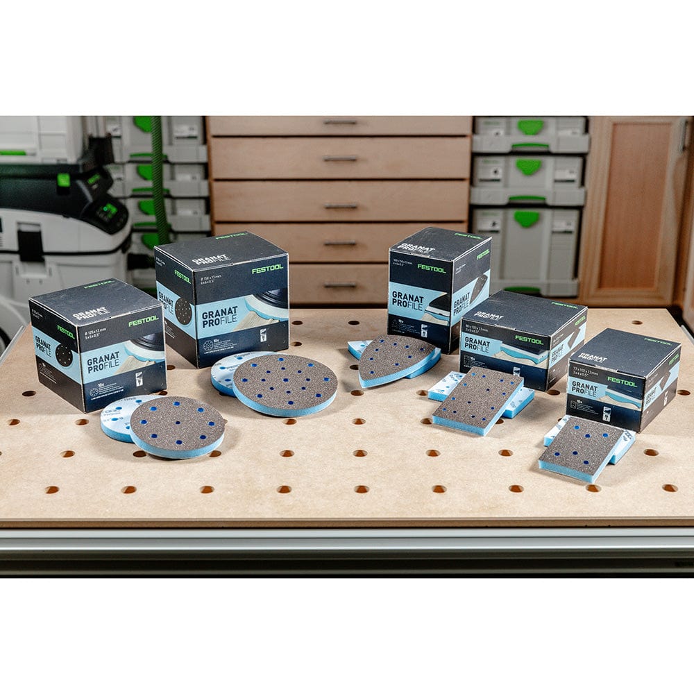 Granat PROfile Foam Abrasive Disc - D150 Fine Grit - 10 Pack