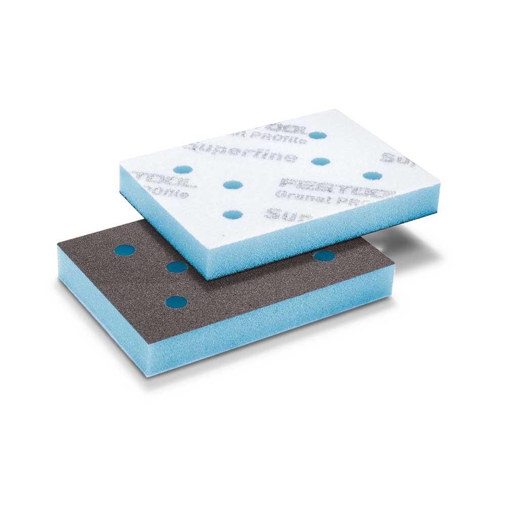 Granat PROfile Foam Abrasive Sheet - 3" x 4" Super Fine Grit - 10 Pack