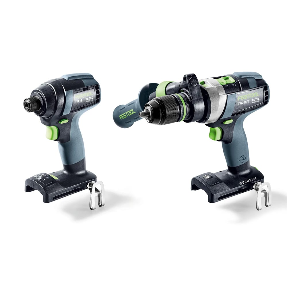 Impact Driver and Drill Set TID 18 Basic‑Set TPC 18/4