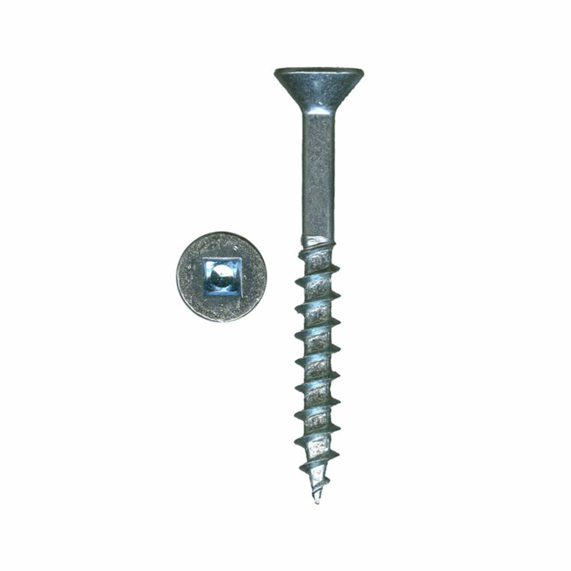 HighPoint 6 x 1/2 XT Square Drive WW Screws Flat Head Clear Zinc 100 pc HighPoint 6 x 1/2 XT Square Drive WW Screws Flat Head Clear Zinc 100 pc
