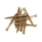 7 x 2-1/4 Square Drive Woodworking Screws, Trim Head, Yellow Zinc, 100-Piece alt 0