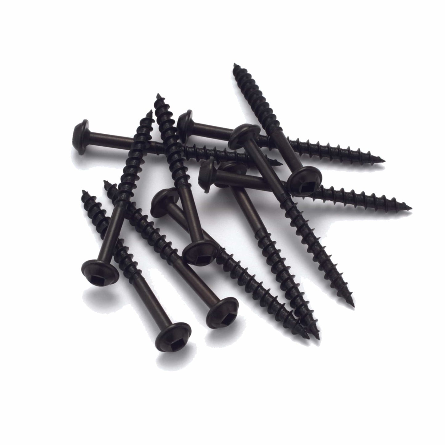8x2-1/2 WH Black Screws 100 pc alt 0