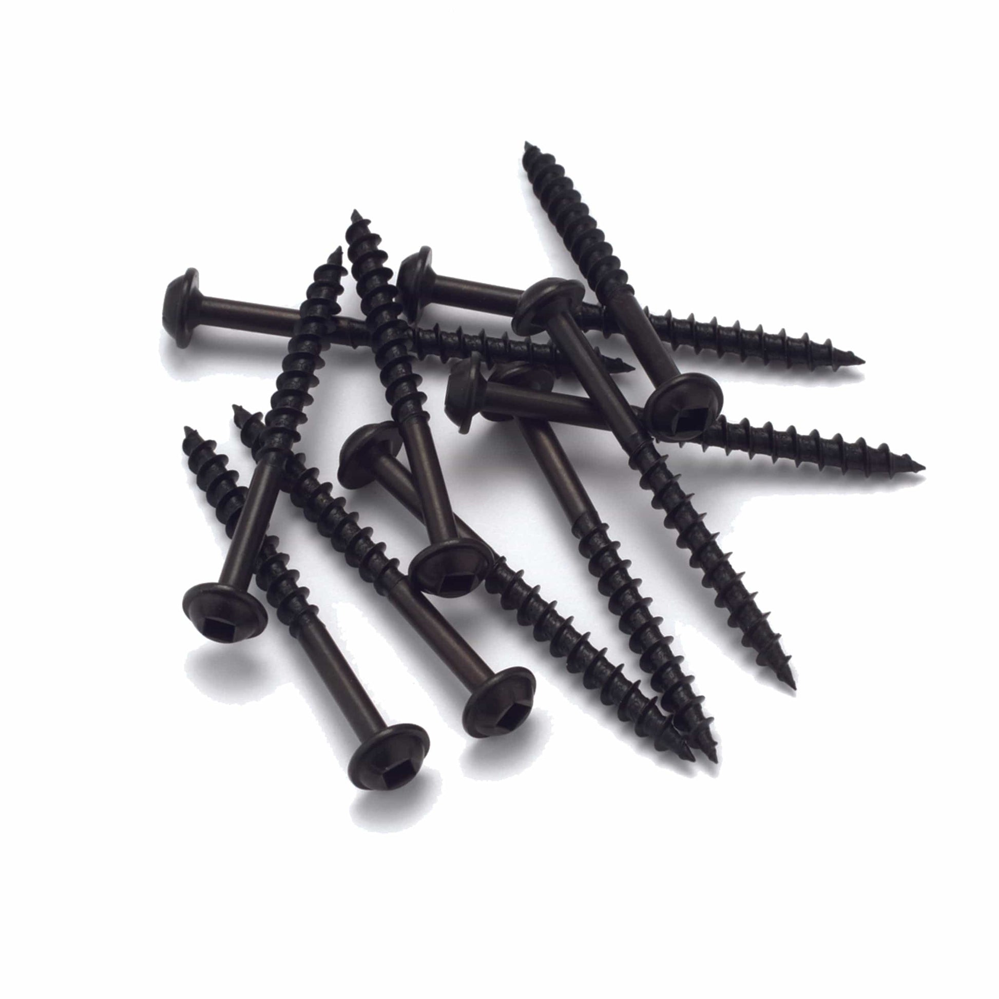 8x2-1/2 WH Black Screws 100 pc alt 0