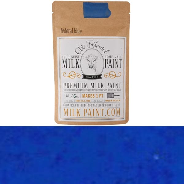 Federal Blue Powdered Milk Paint Water Based Pint