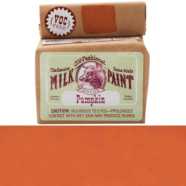 Powdered Milk Paint - Water Based - Pumpkin - Pint