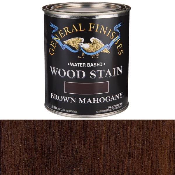 (NR) GF Wood Stain WB Brown Mahogany Qt alt 0